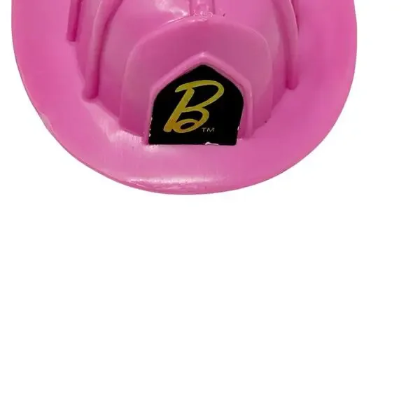 Barbie Doll Firefighter Yellow Jacket With Pink Helmet Career Doll Clothes 2014 - Picture 12 of 13